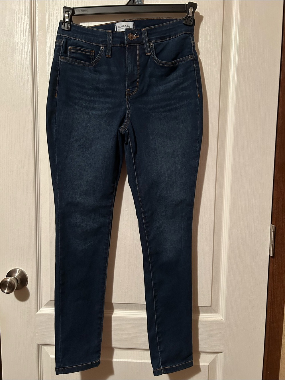 Crown & Ivy High Rise Skinny Jeans